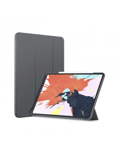 Protection folio Cover+Case Gris pour iPad Pro 12,9" (3eG)