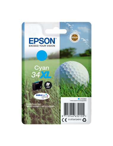 Cartouche d'encre Epson "Golf" 34XL Cyan