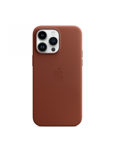 Coque en cuir avec MagSafe pour iPhone 14 Pro Max