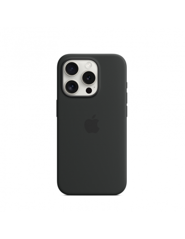 Coque silicone Noir pour iPhone 15 Pro