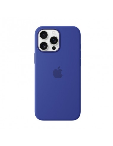 Coque en silicone avec MagSafe pour iPhone 16 Pro Max