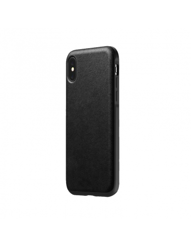 Coque en cuir pour iPhone X/Xs Rugged Nomad - Noir